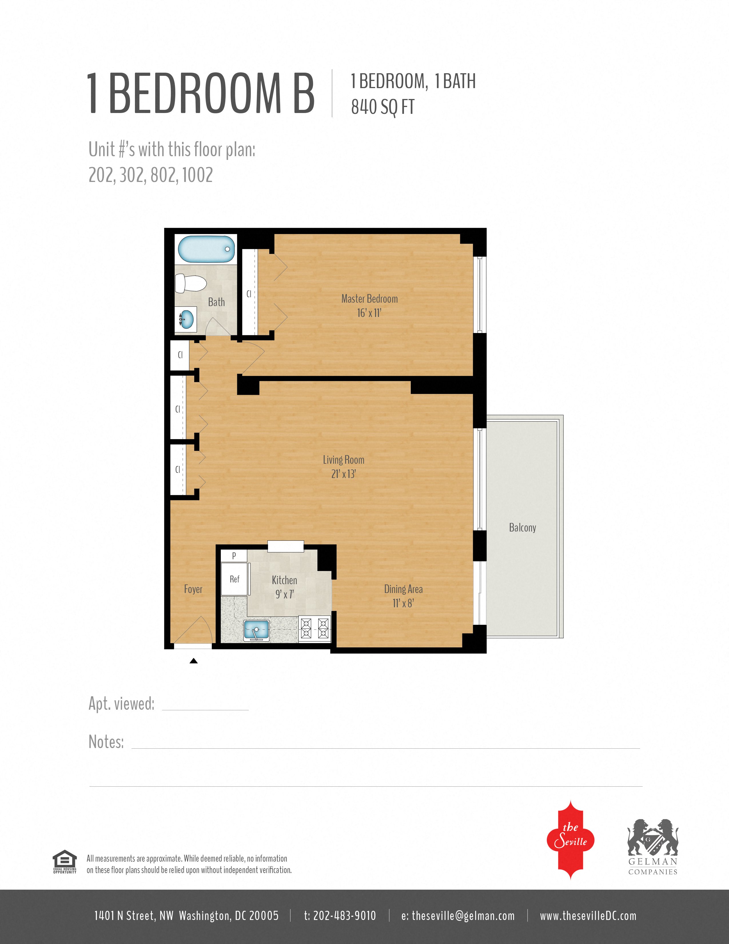 1 Bedroom Image